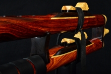 Cocobolo Native American Flute, Minor, Mid G-4, #E25La